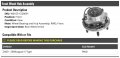 Front Wheel Bearing Hub Assembly Compatible With 2000-2008 Jaguar S-type Rwd