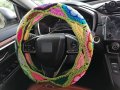Ydmzzb Crochet Steering Wheel Cover Galsang Flower Steering For Women Girl Cute 1 Seatbelt Covers