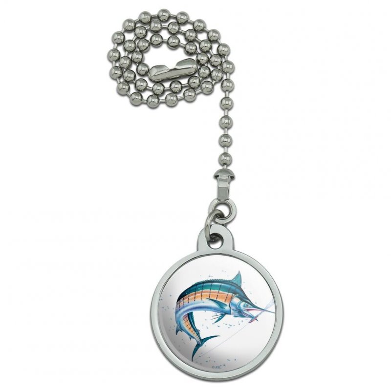 Marlin Fishing 2 Ceiling Fan And Light Pull Chain