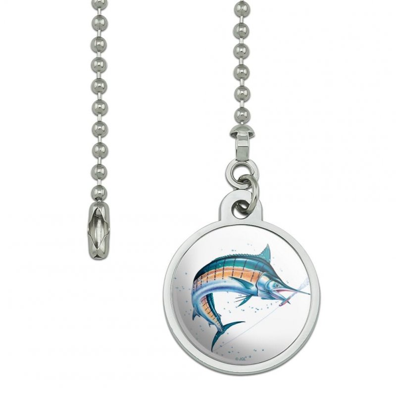 Marlin Fishing 2 Ceiling Fan And Light Pull Chain