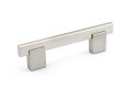 Richelieu Hardware Bp905096195 Madison Collection 3 25 32 In 96 Mm Center Brushed Nickel Contemporary Cabinet Pull 