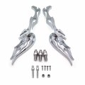 Httmt Mt252-001 Ttt004- Chromed Rear View Running Side Mirror Flame Style Compatible With Kawasak Suzuk Hayabusa Yamah R1 R6