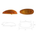 Niuparts 2pcs Of Side Rocker Panel Led Turn Signal Marker Light 9 Diodes Amber Amber Fits International Prostar 2007-2017 Fits