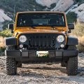 Jeep Wrangler Unlimited Green Forrest Sillhouette Graphic Special Aluminum Metal License Plate Official Licensed