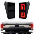 Sautvs Ranger Xp 1000 Taillights 18-23 Smoked Black Led Tail Lights Rear Brake Stop For Polaris Crew 2018-2023 Accessories 2pcs