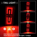 Sautvs Ranger Xp 1000 Taillights 18-23 Smoked Black Led Tail Lights Rear Brake Stop For Polaris Crew 2018-2023 Accessories 2pcs