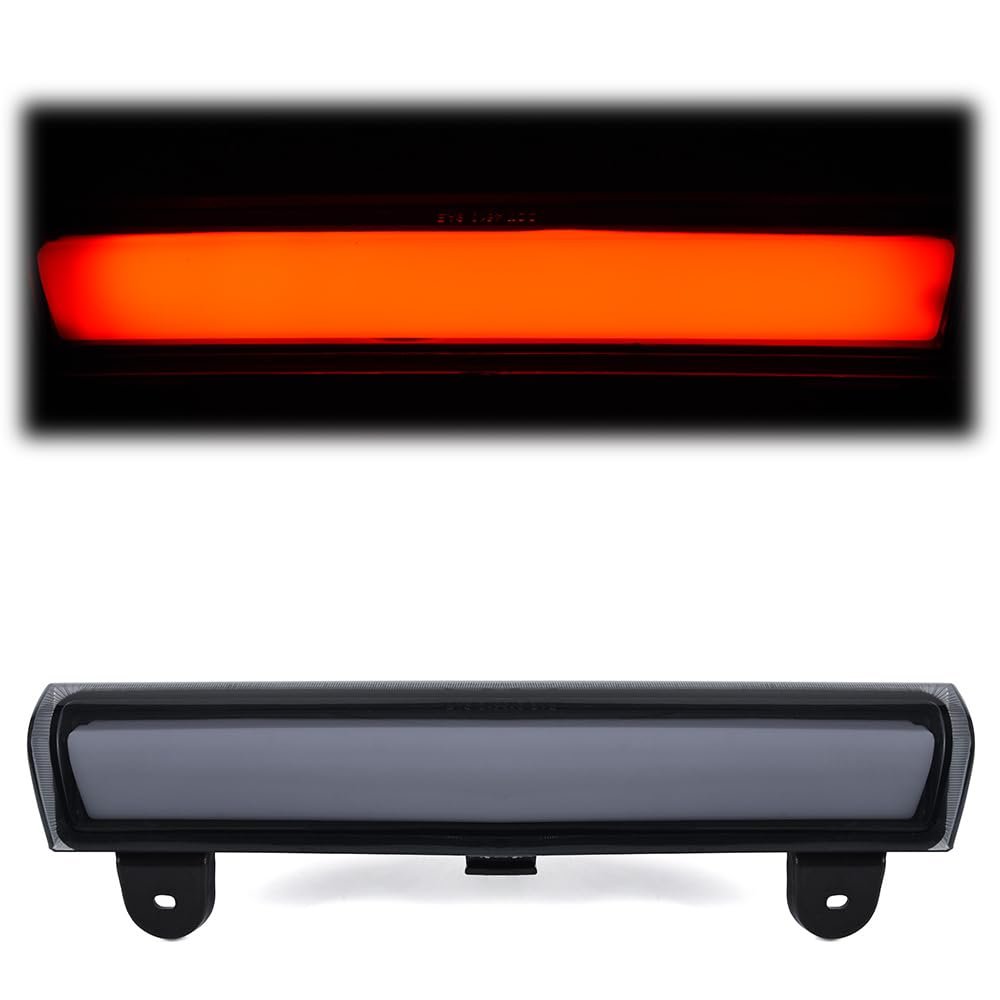 Led 3rd Rear Brake Light Cargo Lamp For Chevy Suburban Tahoe And Gmc Yukon 2000 To 2006 Smoky Lens Chrome Housing Strip Except