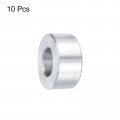 Uxcell 10pcs Aluminum Spacer 3 8 Bore X 4 Od 1 Length Screw Standoff Bushing Plain Finish Round Metal For Id Screws Bolts And