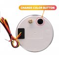 85mm 120 Mph Gps Speedometer With Odometer 3 38 In Waterproof Gauge 7 Color Led Stainless Steel Rim 12v 24v For Car Truck