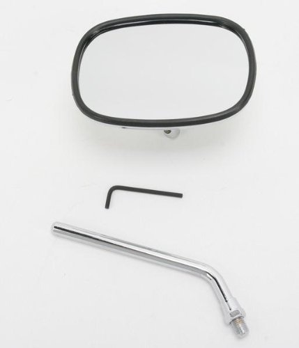 Emgo Chrome Rectangular Universal Left Mirror 20-34900