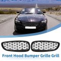 Front Hood Bumper Grille For Bmw Z4 E89 2009-2016 No 51137181547 51137181548 Kidney Grill Diamond Star Black 1 Pair
