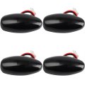 Led Side Marker Lights For 2001-2006 Gmc Sierra 3500 2007-2014 1500 2500 Hd Smoked Red Yellow Clearance Light 4pcs 
