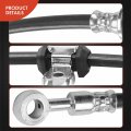 A-premium Front Driver And Passenger Brake Hydraulic Hose Compatible With Select Honda Models Prelude 1992 1993 1994 1995 1996l