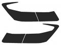 Precut Vinyl Tint Cover For 2013-2015 Honda Accord Taillights Sedan 20 Dark Smoke 