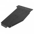 Kuafu Transmission Skid Plate Crossmember Compatible With 2007-2018 Jeep Wrangler Jk Steel Oil Pan Engine Powder Coated Black