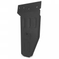 Kuafu Transmission Skid Plate Crossmember Compatible With 2007-2018 Jeep Wrangler Jk Steel Oil Pan Engine Powder Coated Black