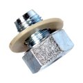 Oil Drain Plug For Gmc W5500hdward 2008 2009 Steel Silver 5 8 Bolt Grade Conventional Method Replacement For 9247 14027 