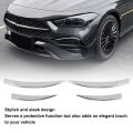Keenso Car Front Bumper Fog Light Trim Corner Mesh Grill Side Air Vent Lights Exterior Cover Replacement For Mercedes-benz Cle