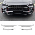 Keenso Car Front Bumper Fog Light Trim Corner Mesh Grill Side Air Vent Lights Exterior Cover Replacement For Mercedes-benz Cle