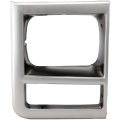 Headlight Bezel Passenger Side For Gmc R1500 R2500 Suburban 1990 1991 Single Rectangular Headlights Gm2513168 B004gcy37e 