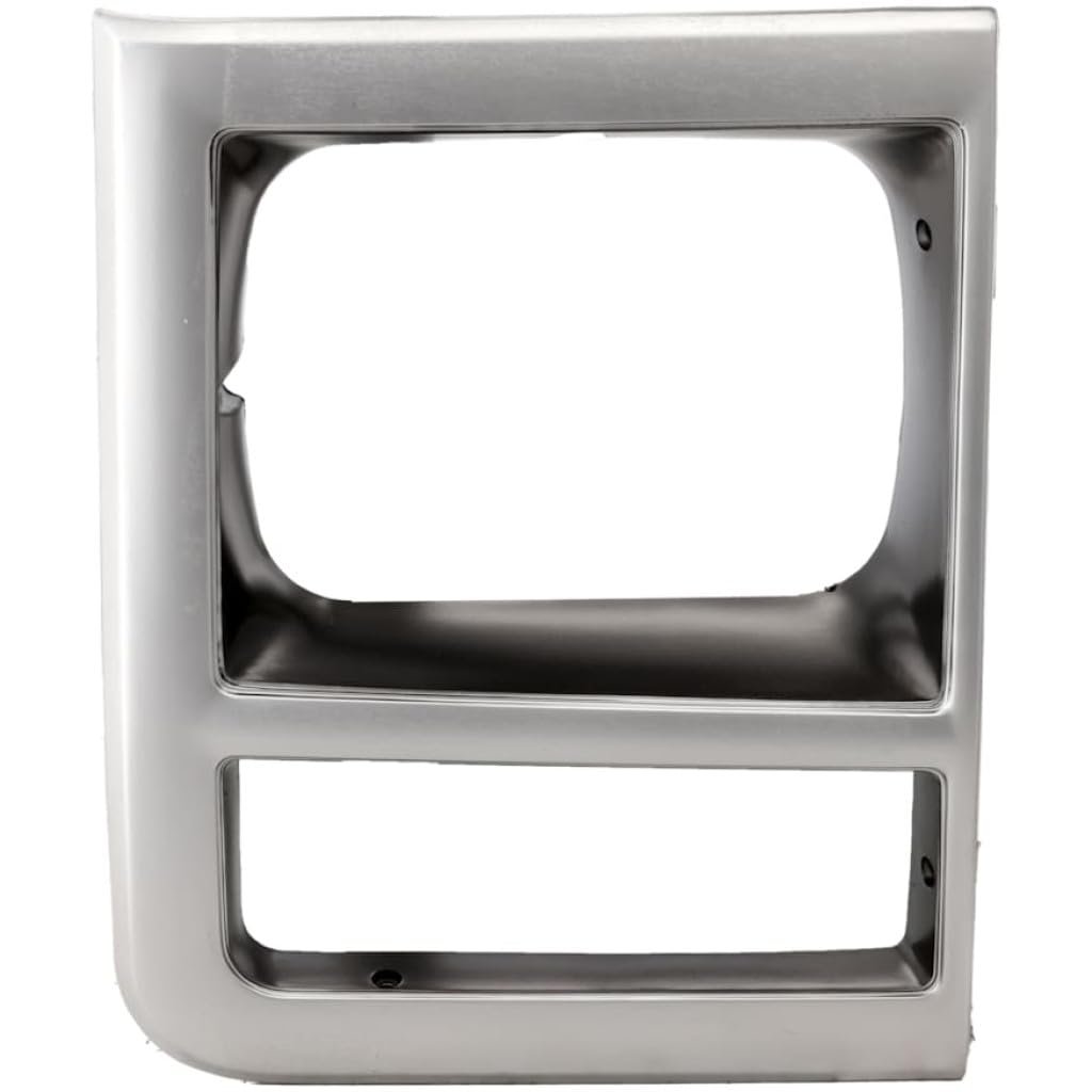 Headlight Bezel Passenger Side For Gmc R1500 R2500 Suburban 1990 1991 Single Rectangular Headlights Gm2513168 B004gcy37e