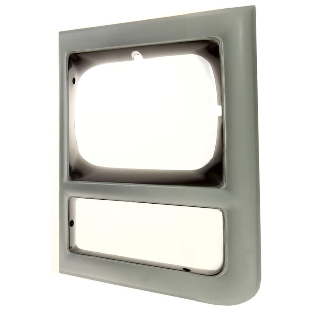 Headlight Bezel Passenger Side For Gmc R1500 R2500 Suburban 1990 1991 Single Rectangular Headlights Gm2513168 B004gcy37e