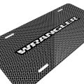 Jeep Wrangler On Front Mesh Grill Graphic Special Aluminum Metal License Plate Official Licensed