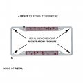Santa Clara University Scu Broncos Metal License Plate Frame For Front Or Back Of Car Officially Licensed Mascot
