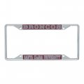Santa Clara University Scu Broncos Metal License Plate Frame For Front Or Back Of Car Officially Licensed Mascot 