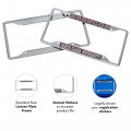 Santa Clara University Scu Broncos Metal License Plate Frame For Front Or Back Of Car Officially Licensed Mascot