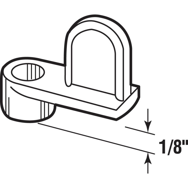 Diecast Window Screen Clips 1 8 In Black With Screws L 5635 12 Pack