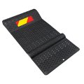 Electriduct Pack Of 6 Plastic Parking Mat Guides For Garage Vehicles Antiskid Car Safety Park Aid Black