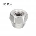 Uxcell 8-32 Acorn Cap Nuts 50pcs 304 Stainless Steel Hardware Hex Dome Head For Fasteners Silver