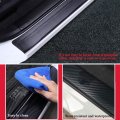 Xiter For Dodge Charger Carbon Fiber Leather Car Door Sill Scuff Plate Guard Sills Entry Protector Trim Autoparts Accessories