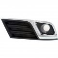 Chevy Traverse 2014-2017 Fog Light Bezel Passenger Side Lt Black W Chrome Replacement For Gm1039148 20988620 