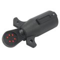 7 Way Trailer Light Circuit Connector Tester 6 Led Lights Rv Blade Socket 