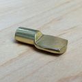 1 4 Metal Spoon Shelf Support Pin In Plated Brass 50 Pack 