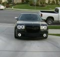 White Led Halo Fog Lights Angel Eye Driving Lamps Kit For 2005 To 2010 Chrysler 300 300c Limited Srt8 Bl5000k-300cc Projector 
