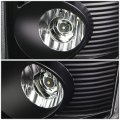 Led Rear Tail Lights Brake Lamps Compatible With Dodge Ram 1500 2500 3500 02-06 Driver And Passenger Side Black Housing Clear