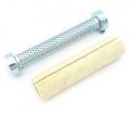Universal Motorcycle Steel Baffle With Packing Diameter 2 34 Length 8 15 For 5 Outer Pipe 