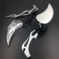 Xkh Group Motorcycle Motor Billet Alloy Teardrop Flame Custom Mirror For Yamaha Yzfr1 R1 R6 Fzr600 Yzf600r