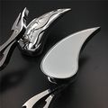 Xkh Group Motorcycle Motor Billet Alloy Teardrop Flame Custom Mirror For Yamaha Yzfr1 R1 R6 Fzr600 Yzf600r