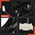 A-premium Pair 2 Driver And Passenger Side Power Door Mirror Compatible With Honda Fit 2009-2014 Non-heated Manual Folding