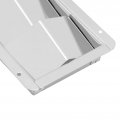Acouto Boat Louver Stainless Steel Vent Pair Marine Air Cover 3 Slots 210x110mm Rectangle 304 Universal For Boats