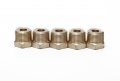 Brass Pipe Hex Bushing Reducer Fittings 3 4 In Male X 1 Female Npt For Fuel Pack Of 5 