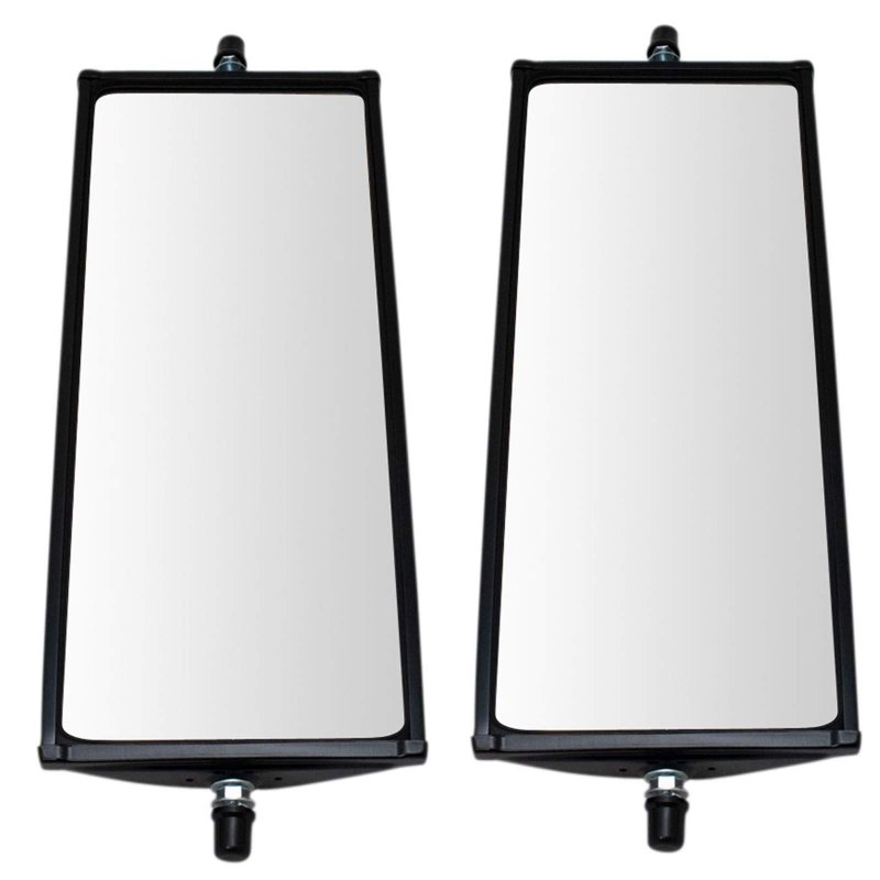 Door Mirror Set West Coast Style Manual Adjustment Replacement For 1979-1990 Gmc C7000