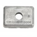 Outboard Tilt Trim Anode Square Zinc Alloy 3h6 60218 0 Lower Unit Gearbox Replacement For Tohatsu 4 Stroke 4hp 5hp 6hp