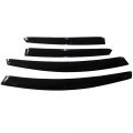 Window Visors For 2012 2018 Ford Focus Slim Style Smoke Tinted Acrylic Rain Guards Side Wind Deflectors 4 Piece Set 