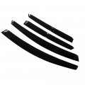 Window Visors For 2012 2018 Ford Focus Slim Style Smoke Tinted Acrylic Rain Guards Side Wind Deflectors 4 Piece Set