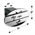 I Tri D Triathlon Triathlete Swim Bike Run Tried Funny Oval Tow Trailer Hitch Cover Plug Insert